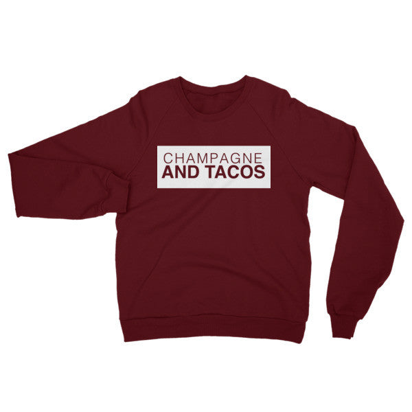 Champagne & Tacos Invert - Raglan Sweater