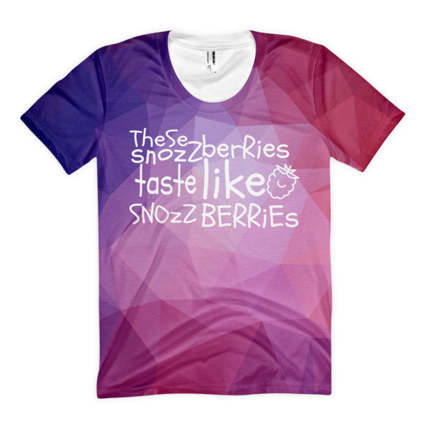 Snozzberries All-Over Womans T-Shirt