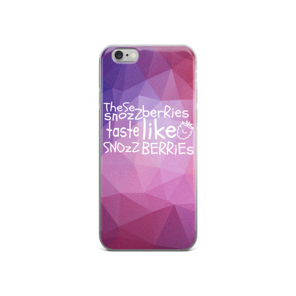 Snozzberries iPhone Case