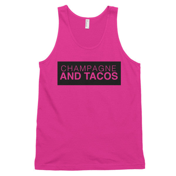 Champagne & Tacos Invert Tank Top