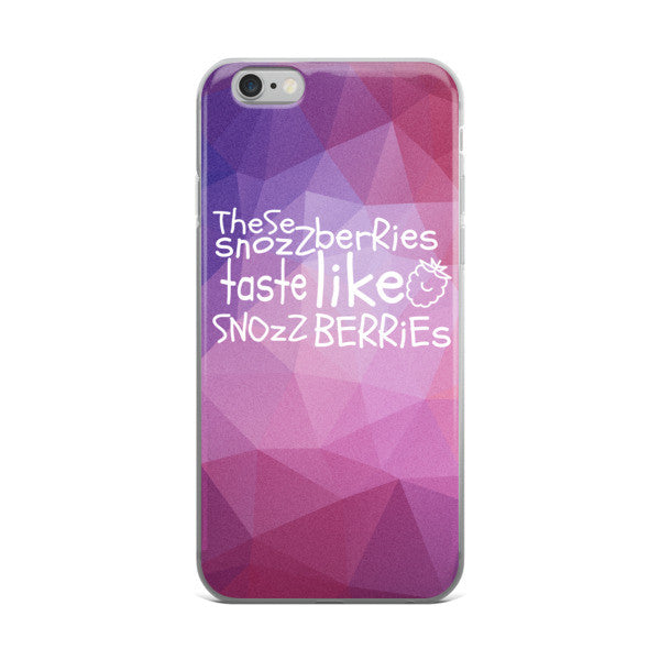 Snozzberries iPhone Case
