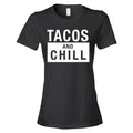 Tacos And Chill T-Shirt - light/dark (womens)